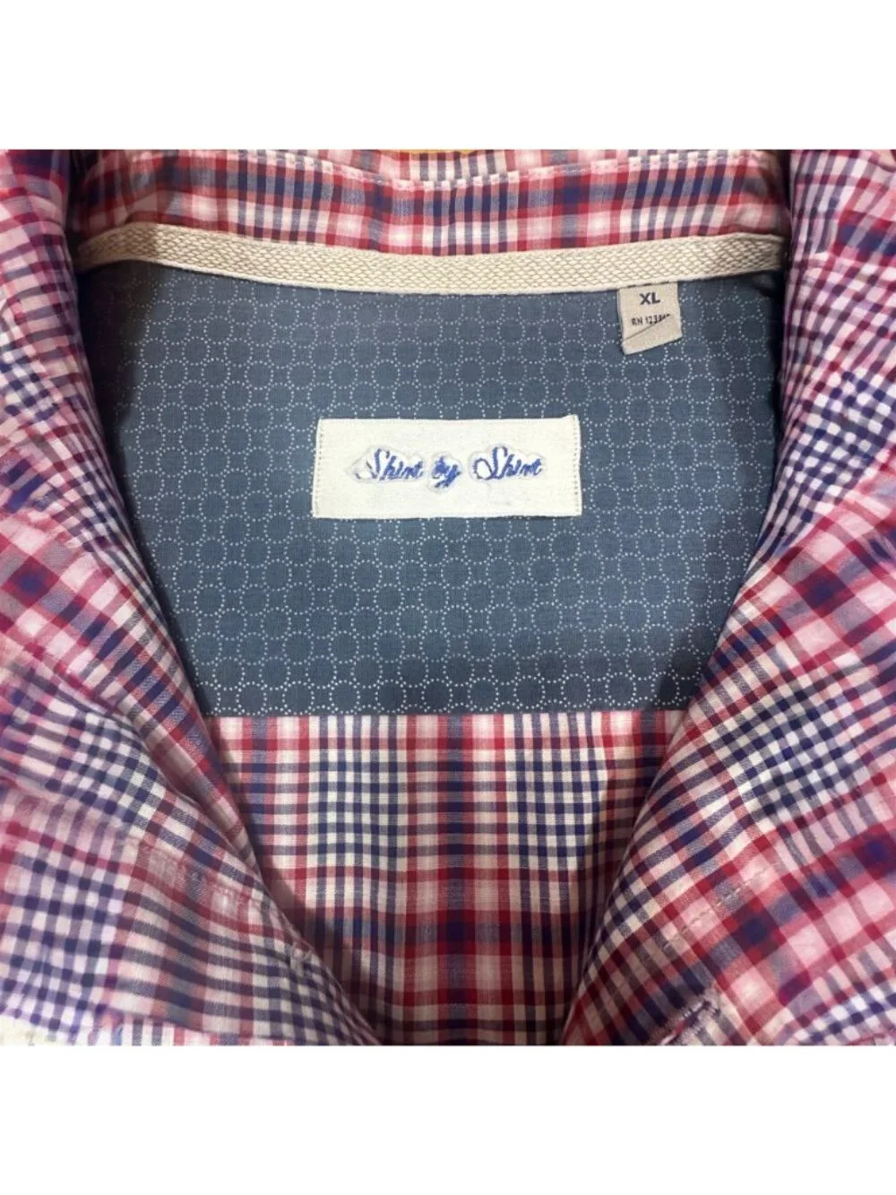 Shirt by Shirt Men XL Multicolor Plaid Button Down Long Sleeve Flannel Shirt